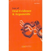 Lawmann's Law of Oral Evidence & Arguments by Kant Mani for Kamal Publishers